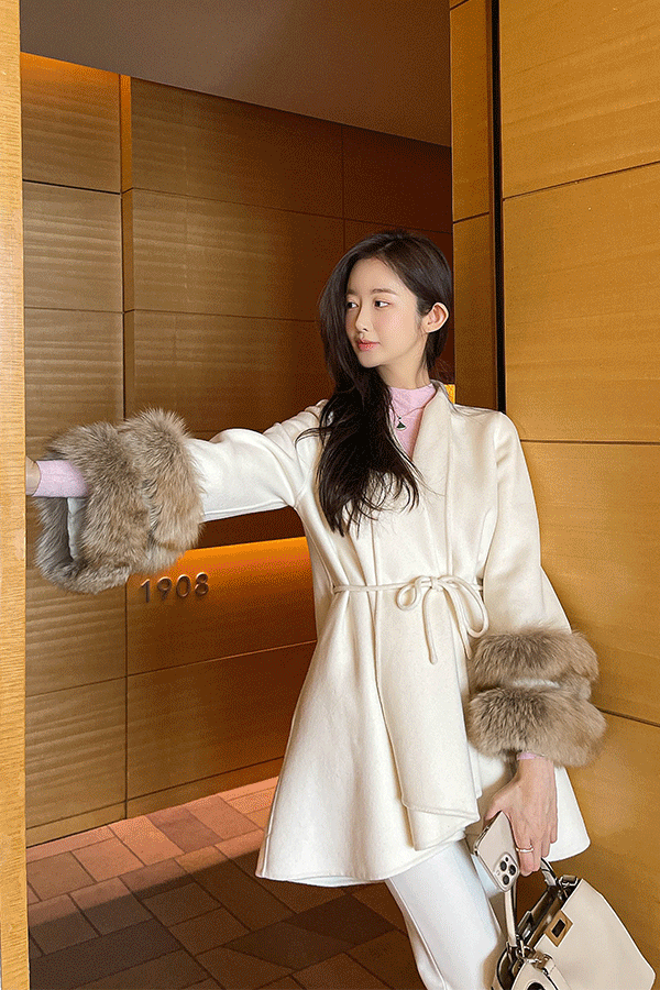 [special edition] Palace goldfox cashmere coat (수입)[롱버전][당일배송]
